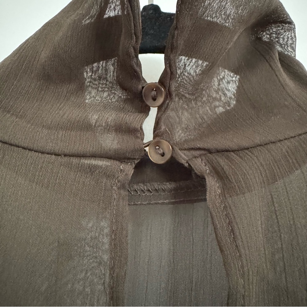 Zara Basic Collection Olive Green Ruffled Dress, … - image 7